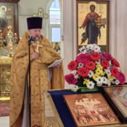 Богослужение в храме священномученика Серафима в праздник Собора Новомучеников и Исповедников Церкви Русской