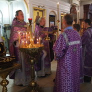 Воскресное богослужение в Неделю 16-ю по Пятидесятнице, по Воздвижении храме священномученика Серафима