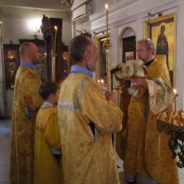 Воскресное богослужение в Неделю 20-ю по Пятидесятнице, Иверской иконы Божией Матери, в храме священномученика Серафима