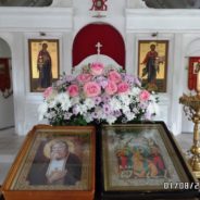 Богослужение в храме священномученика Серафима в день памяти преподобного Серафима Саровского