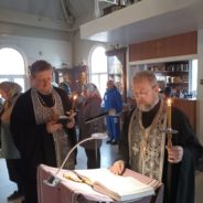 В храме священномученика Серафима совершена утреня с чтением Великого канона преподобного Андрея Критского