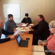 В храме Священномученика Серафима, митрополита Петроградского в Южном Бутове состоялось совещание по проектированию храмового комплекса.