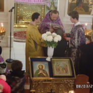 В Неделю Торжества Православия Богослужение в храме священномученика Серафима. Встреча настоятеля с молодежным приходским активом