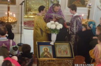 В Неделю Торжества Православия Богослужение в храме священномученика Серафима. Встреча настоятеля с молодежным приходским активом