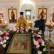 Богослужение в храме священномученика Серафима в Неделю 23-ю по Пятидесятнице, Всемирный день памяти жертв дорожно-транспортных происшествий.