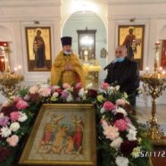 Богослужение в храме священномученика Серафима в Неделю 23-ю по Пятидесятнице, Всемирный день памяти жертв дорожно-транспортных происшествий.