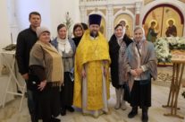 Приходской актив храма священномученика Серафима, митрополита Петроградского посетил праздничное Рождественское Богослужение в Андреевском монастыре