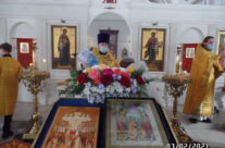 Богослужение в праздник Собора новомучеников и исповедников Церкви Русской в храме Священномученика Серафима