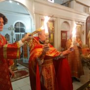 В праздник Светлого Христова Воскресения праздничное Богослужение в храме Священномученика Серафима