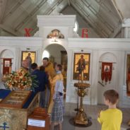 Богослужение в храме священномученика Серафима в день памяти св. пророка Илии