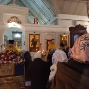 Богослужение в храме священномученика Серафима в неделю 23-ю по Пятидесятнице
