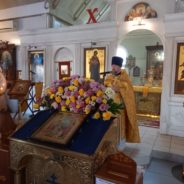 Богослужение в храме священномученика Серафима в Неделю 24-ю по Пятидесятнице. Всемирный день памяти жертв дорожно-транспортных происшествий