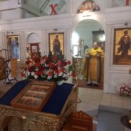 Богослужение в храме священномученика Серафима в день памяти апостола Андрея Первозванного