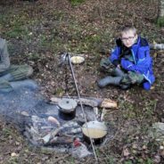Воспитанники Воскресной школы совершили поход в лес и по святым местам, с посещением порушенных храмов.