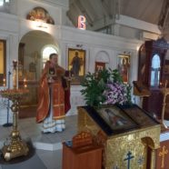 Богослужение в день памяти святителя Луки Симферопольского и Крымского в храме священномученика Серафима