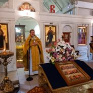 Богослужение в храме священномученика Серафима в пятницу Седмицы 23-й по Пятидесятнице
