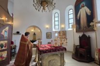 Богослужение в храме Священномученика Серафима в субботу Светлой седмицы. Крестный ход