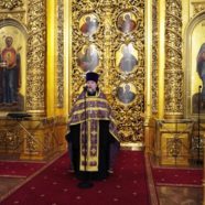 Настоятель храма священномученика Серафима, митрополита Петроградского, произнес проповедь на Патриаршем Богослужении