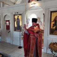 Богослужение в храме священномученика Серафима в среду Светлой седмицы