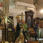 Освящен Крест главного купола строящегося храма Священномученика Серафима, митрополита Петроградского в Южном Бутове г. Москвы
