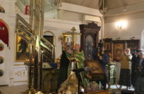 Освящен Крест главного купола строящегося храма Священномученика Серафима, митрополита Петроградского в Южном Бутове г. Москвы