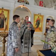 Богослужение в понедельник 3-й седмицы Великого поста в храме Священномученика Серафима