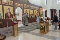 Богослужение в среду 6-й седмицы Великого поста в храме Священномученика Серафима
