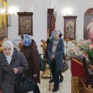 Богослужение в день памяти святого праведного воина Феодора Ушакова, в храме священномученика Серафима