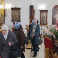 Богослужение в день памяти святого праведного воина Феодора Ушакова, в храме священномученика Серафима
