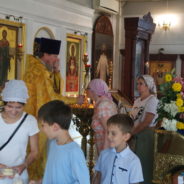 Богослужение в день празднования равноапостольной Ольги, великой княгини Российской в храме Священномученика Серафима