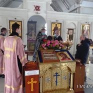 В среду первой седмицы Великого поста в храме Священномученика Серафима была совершена первая в этом году Литургия Преждеосвященных Даров