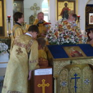 Богослужение в день святого равноапостольного князя Владимира и Крещения Руси в храме священномученика Серафима