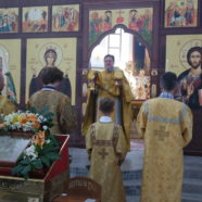 Богослужение в Неделю 7-ю по Пятидесятнице в храме Священномученика Серафима