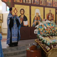 Богослужение в храме священномученика Серафима в праздник Успения Пресвятой Богородицы