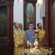 Богослужение в Неделю 14-ю по Пятидесятнице в храме Священномученика Серафима