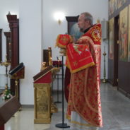 Богослужение в день празднования памяти Усекновения главы Иоанна Предтечи в храме Священномученика Серафима . День трезвости