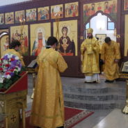 Епископ Раменский Алексий возглавил Всенощное бдение на Подворье Патриарха Московского и всея Руси – храма священномученика Серафима, митрополита Петроградского г. Москвы