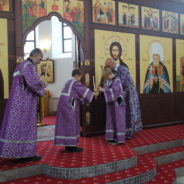 Богослужение в праздник Воздвижения Честного Креста Господня в храме священномученика Серафима