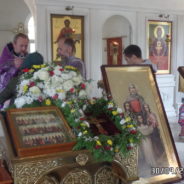Богослужение в храме священномученика Серафима в праздник святых мучениц Веры, Надежды, Любы и матери их Софии