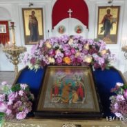 Богослужение в храме Священномученика Серафима в Неделю 22-ю по Пятидесятнице