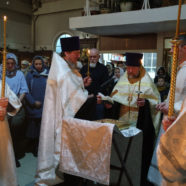 В храме Священномученика Серафима, митрополита Петроградского в Южном Бутове были совершены великое повечерие и утреня под Рождество Христово