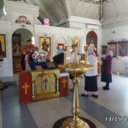 Богослужение в храме священномученика Серафима в праздник Собора новомучеников, в Бутове пострадавших