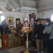 Богослужение в храме в праздник Похвалы Божией Матери (Суббота Акафиста)