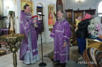 Богослужение в храме Священномученика Серафима в субботу первой седмицы Великого поста