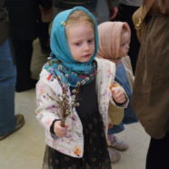 Всенощное бдение в храме в канун праздника Входа Господня в Иерусалим (Вербного воскресенья)