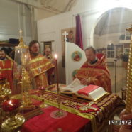 ХРИСТОС ВОСКРЕСЕ! Пасхальное богослужение в храме священномученика Серафима