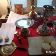 Богослужение в субботу Седмицы 4-й по Пасхе, в день памяти Собора Новомучеников в Бутове пострадавших, в храме священномученика Серафима