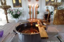 В храме прошло Таинство соборования