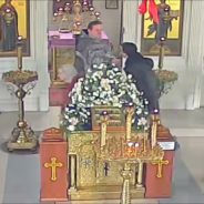 Богослужение в храме священномученика Серафима в пятницу шестой седмицы Великого поста