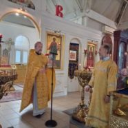 Богослужение в храме Священномученика Серафима в пятницу седмицы 23-й по Пятидесятнице